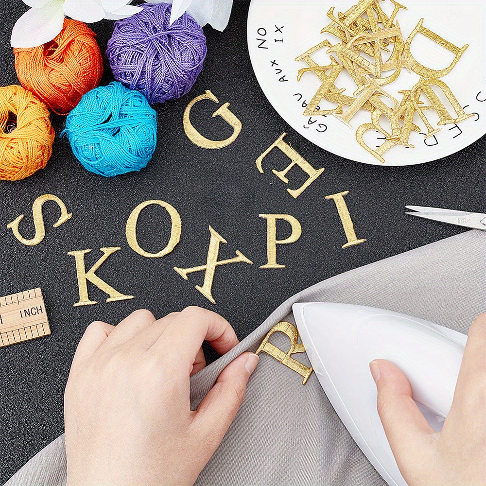26pcs Embroidery Alphabet Decorations, DIY Craft Accessories